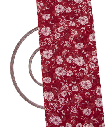 Floral Print Pink Color Printed Georgette Fabric